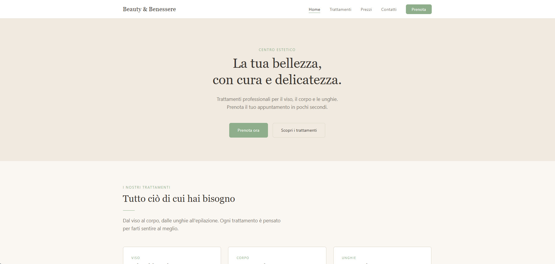 Screenshot Centro Estetico — Gestionale completo